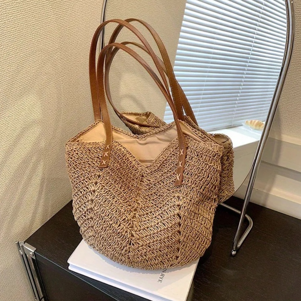 RAFFIA SUMMER BEACH BAG ❤️🔥 NWOT SUMMER BEACH TOTE